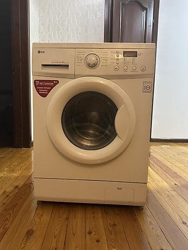 Кир жуучу машиналар: Стиральная машина LG Inverter Direct Drive F80S6LD/F — фронтальная — 1