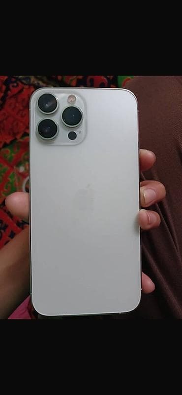 IPhone 13 Pro Max, Новый, 512 ГБ, Белый, Защитное стекло, 84 % at lalafo.kg IPhone 13 Pro Max, Новый, 512 ГБ, Белый, Защитное стекло, 84 %