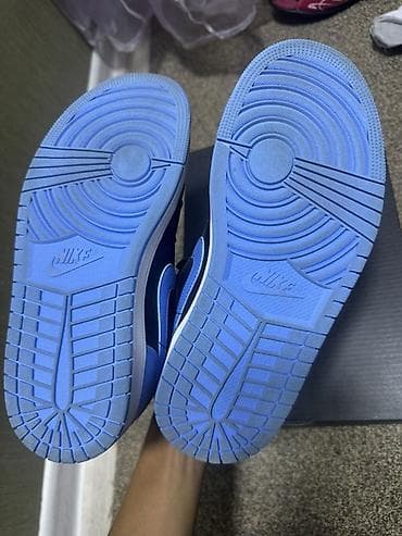 low: Мужские кроссовки, 40, Air Jordan, Новый, цвет - Голубой, Платная доставка, Самовывоз — 3