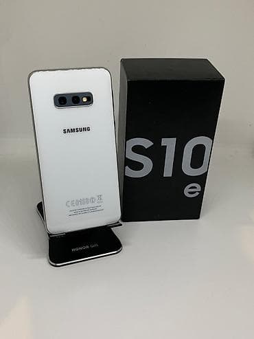 Samsung Galaxy S10e, Б/у, 128 ГБ, цвет - Белый, 2 SIM at lalafo.kg Samsung Galaxy S10e, Б/у, 128 ГБ, цвет - Белый, 2 SIM