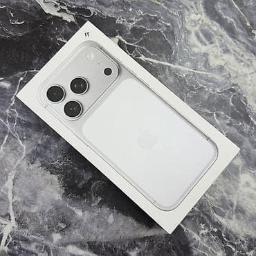 IPhone 17 Pro, Новый, 1 ТБ, Белый, Коробка, Кабель, 100 %