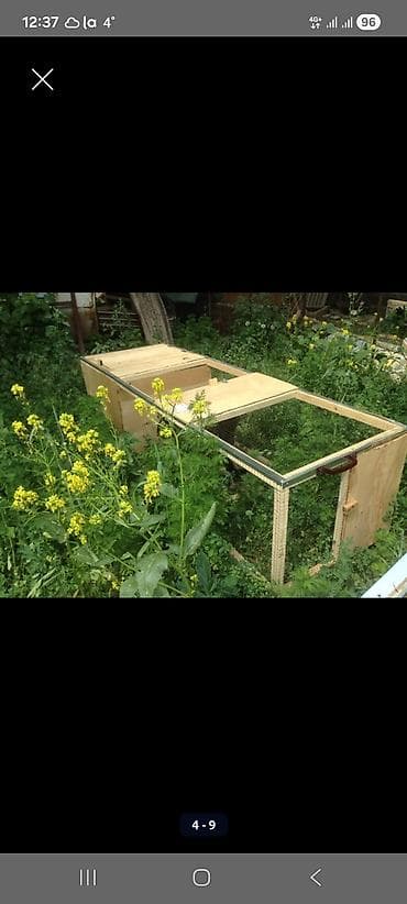 Уяча, гнездо с выгулом для цыплят утят гусят и тд, мини курятник