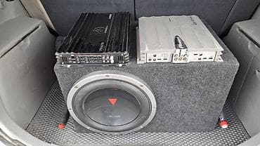 Автозвук комплект: сабвуфер + 2 усилителя Состав: - Сабвуфер Kenwood — 2