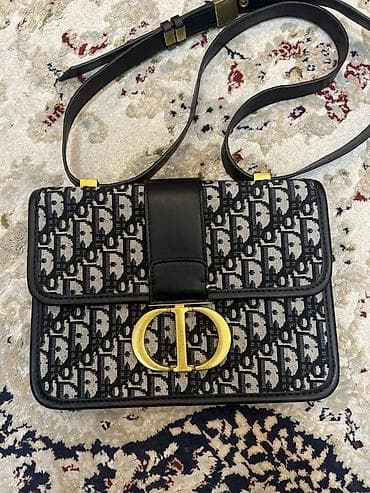 Сумки: Классическая сумка, Dior, Материал: Комбинированный материал, Регулируемый ремень, Женские — 1