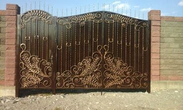 дом на иссык куле: Делаем кованые изделия,варота,навесы, лестницы,перила, оконные — 22