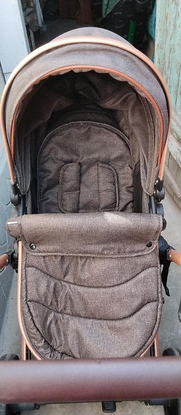 easy walker: Коляска, Другой бренд, цвет - Коричневый, Б/у, Самовывоз — 4