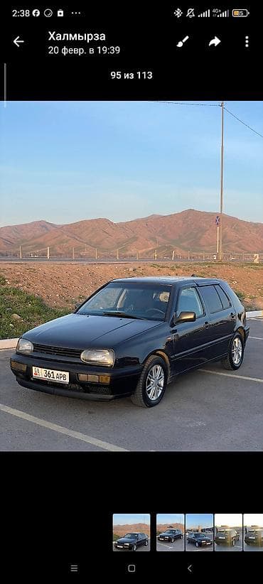 стартер гольф2: Volkswagen Golf: 1994 г., 1.6 л, Механика, Бензин, Хэтчбэк — 2
