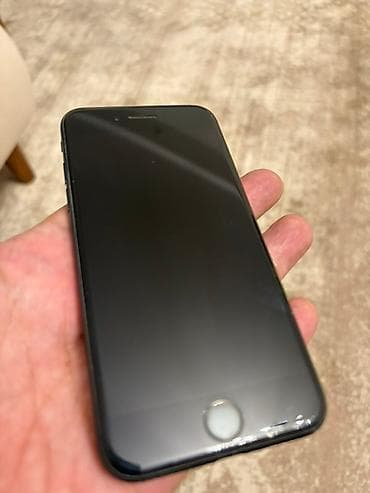 IPhone 7, Черный, Защитное стекло