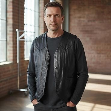 . я кожаная безрукавкв производство Турция в отличном состоянии