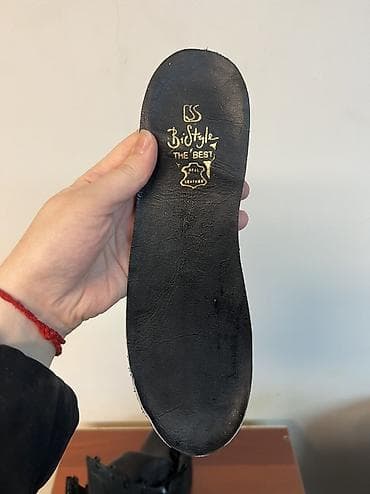 Туфли: Мужские ботинки, 42, Новый, цвет - Черный, Самовывоз, Платная доставка — 5