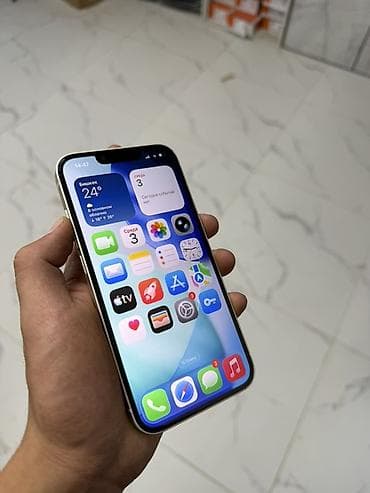 IPhone 13, Б/у, 256 ГБ, Белый, Кабель, 78 %