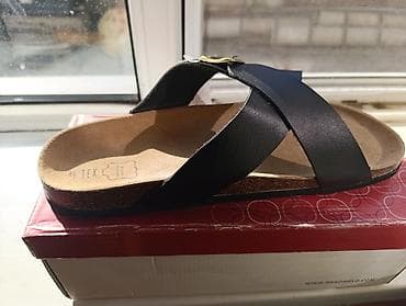 Жеке буюмдар: Эркектердин сандалийи, 45, TEX, Жаңы, түсү - Кара — 2