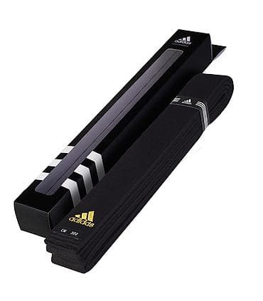 желтый пояс: Черный пояс для кимоно Adidas Master Deluxe. Материал из 100% — 1