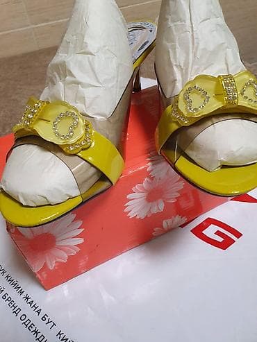 босоножки на каблуке: Продам новые шлепанцы на каблуке — 6