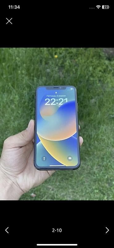 iphone 7s plus: IPhone X, Б/у, 256 ГБ, Black Titanium, 100 % — 2