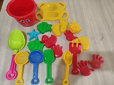 baby fox: Детские ведёрки комплект, в наличии 4 шт. Большие голубые - по 150 с — 4