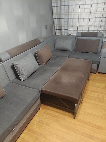 угловой диван раскладывается: Угловой диван, С ящиками — 4