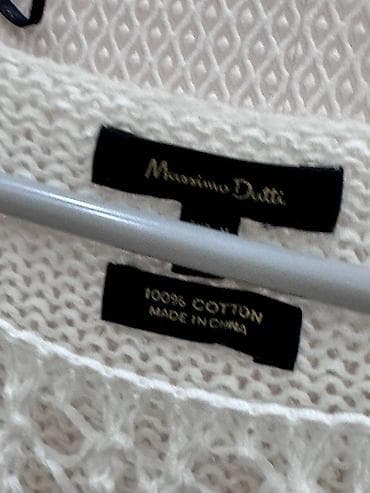 Кофталар, свитерлер: Вязаный джемпер Massimo Dutti - Состав: 100% хлопок (ярлык на фото) — 2