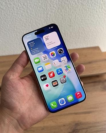 iphone в киргизии: IPhone 15 Pro, Б/у, 256 ГБ, White Titanium, Защитное стекло, Чехол, В рассрочку, 79 % — 1