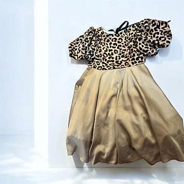 Детское платье, цвет - Золотой, Новый