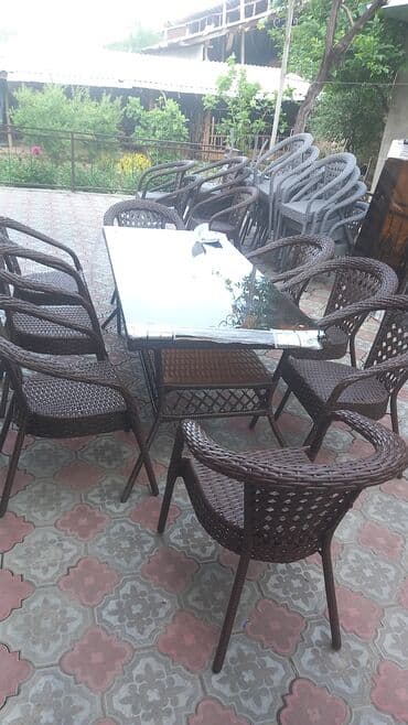 садовый стол и стулья: Садовый стул Металл — 2