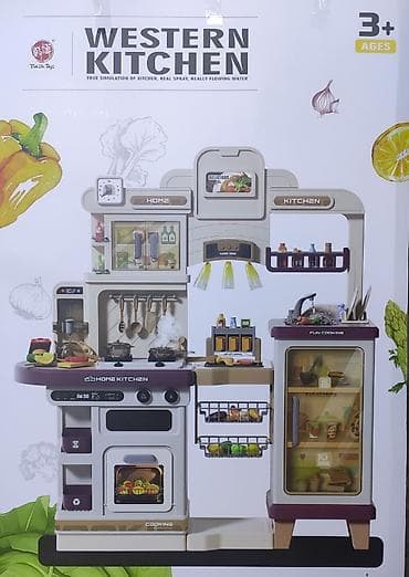 Игровая кухня Western Kitchen (3+) — большой интерактивный набор для