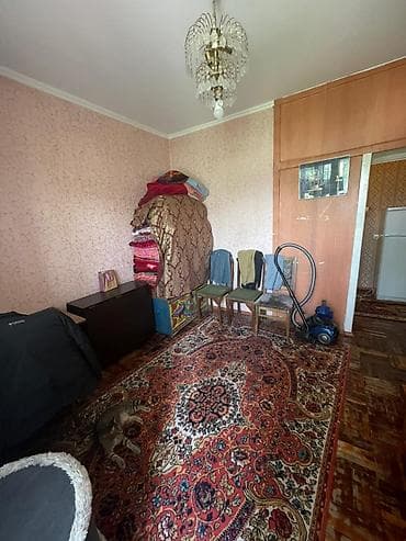 Квартиры: 3 комнаты, 62 м², Аламедин-1 мкр 105 серия, 4 этаж, Требуется ремонт — 8