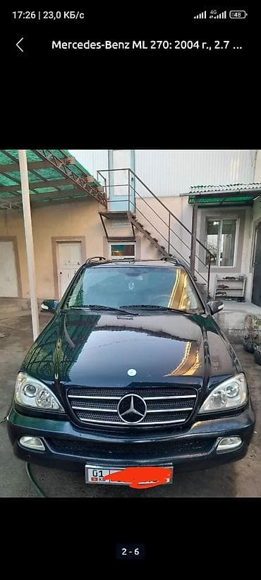 рекстон хан бишкек: Mercedes-Benz ML-Class: 2004 г., 2.7 л, Автомат, Дизель, Жол тандабас — 8