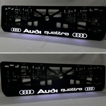 крепление для номера: Ledramki Ледрамки Номерные рамки с освещением логотипа #автонаклейки — 8