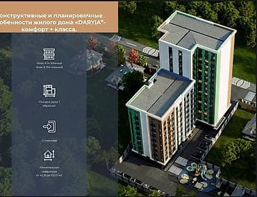 Продажа квартир: 1 комната, 50 м², Элитка, 3 этаж, Готовая ПСО (под самоотделку) — 7