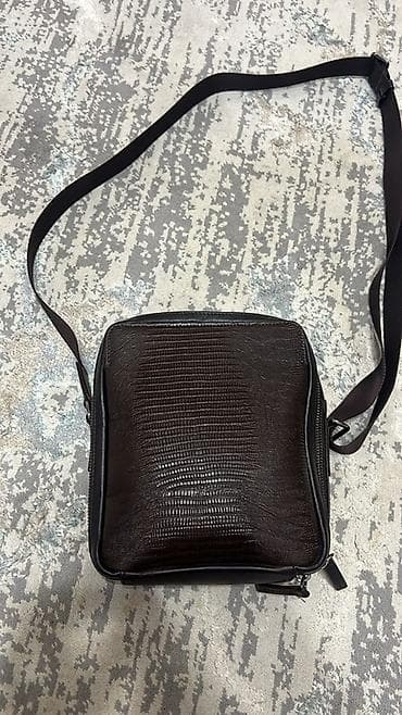 Бижутерия: Классикалык сумка, Материалы: Нукура булгаары, Сыдырмалуу, Эркектердики — 1