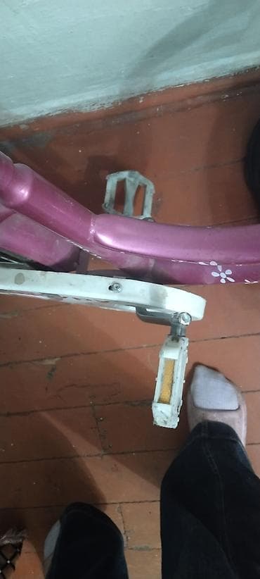 fixed gear: Детский велосипед, 2-колесный, 9 - 13 лет, Для девочки, Б/у — 8