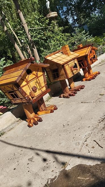 Үй жана бакча үчүн башка буюмдар: «Избушка на курьих ножках», декоративные садовые,ручной работы. В — 1