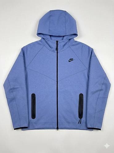 nike teech: Мужская толстовка, XL, Nike, Новый, цвет - Голубой, Бесплатная доставка — 1