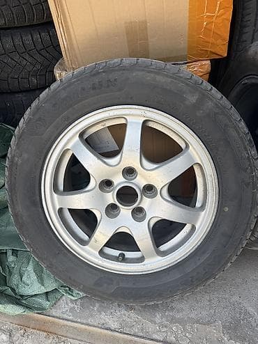 Колеса в сборе 225 / 55 / R 16, Лето, Б/у, Комплект, Легковые, Литые, отверстий - 5 — 1
