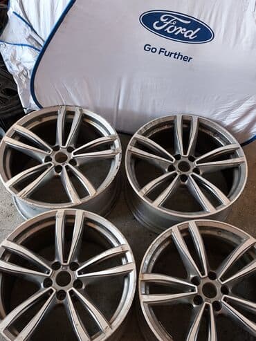 меняю диски вместе с шинами: Литые Диски R 20 Комплект, отверстий - 5 — 5