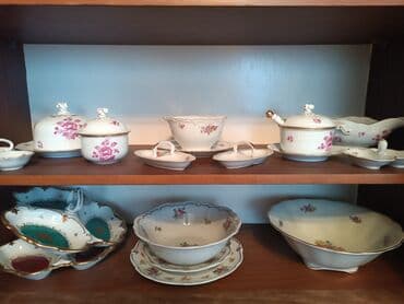 ножницы для сада: Коллекция столовой посуды и декоративного стекла/фарфора Состав — 6