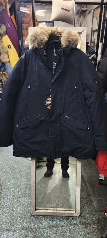 Эркектердин курткасы, 6XL, Outerwear, Жаңы, түсү - Көк