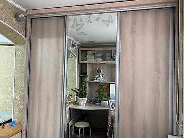 Вешалки: Шкаф купе, Б/у, С зеркалом, ЛДСП — 1