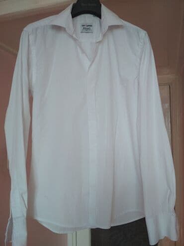 срочно в связи с переездом: S - M р., Турция, бел., муж. класс., рубашка с длинным рукавом "TONY — 10