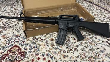 Балдар электр унаалары: Игрушечный орбизный автомат М16 Профессиональный. Пол метал, крепкий — 1