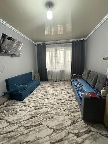 1 бөлмө, 44 м², 106-серия, 3 кабат, Евроремонт