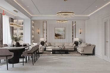 Окна на заказ: Дизайн‑проект интерьеров «под ключ» Что входит: - Проработка — 8