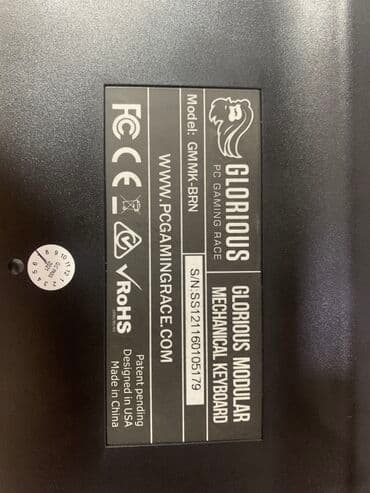 genius клавиатура: Клавиатура, Glorious, Механическая, Проводное подключение, Размер: 100% — 3