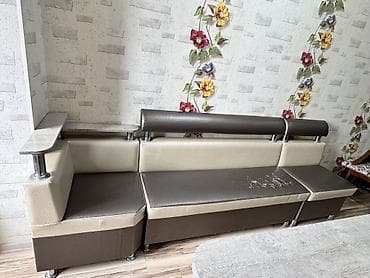 кухонный горнитура: Кухонный мягкий уголок, Другой материал, цвет - Коричневый — 2