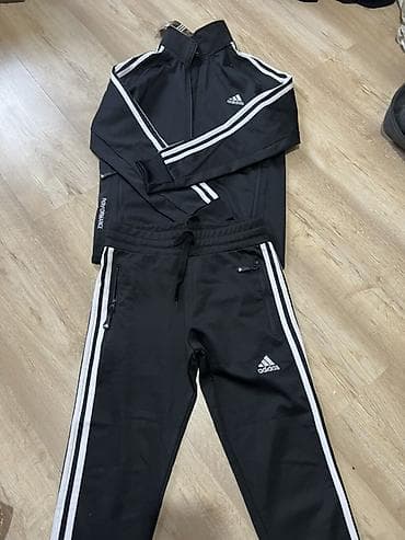 костюм nike: Спортивный костюм adidas Performance (кофта + брюки) - Цвет: чёрный с — 2