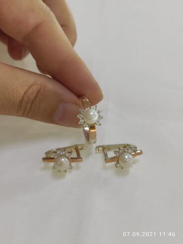 набор пандора: Набор Жемчуг Серебро покрыто золотом пробы 925 Качество отличное не — 3