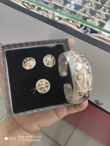 свадебные наборы ручной: Набор украшений, Проба 925, Женские, Новый — 1