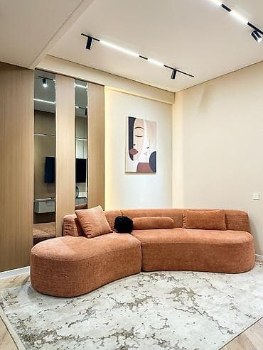 Недвижимость: 2 комнаты, 53 м², Кок-Жар мкр Элитка, 6 этаж, Дизайнерский ремонт — 8