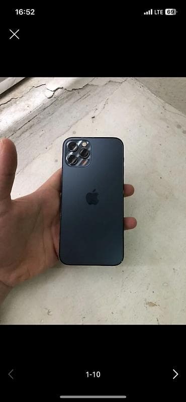 a 12: IPhone 12 Pro, 128 ГБ, Pacific Blue, 76 % — 1
